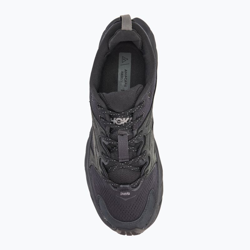 Чоловічі туристичні черевики HOKA Anacapa Breeze Low black/black 5