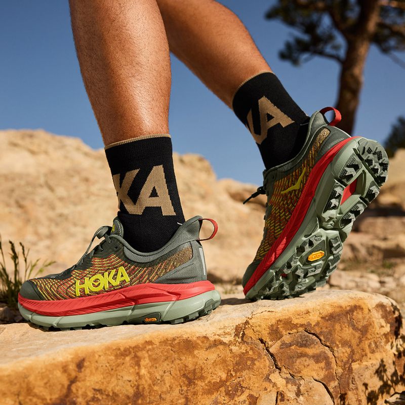 Кросівки для бігу чоловічі HOKA Mafate Speed 4 зелені 1129930-TFST 12
