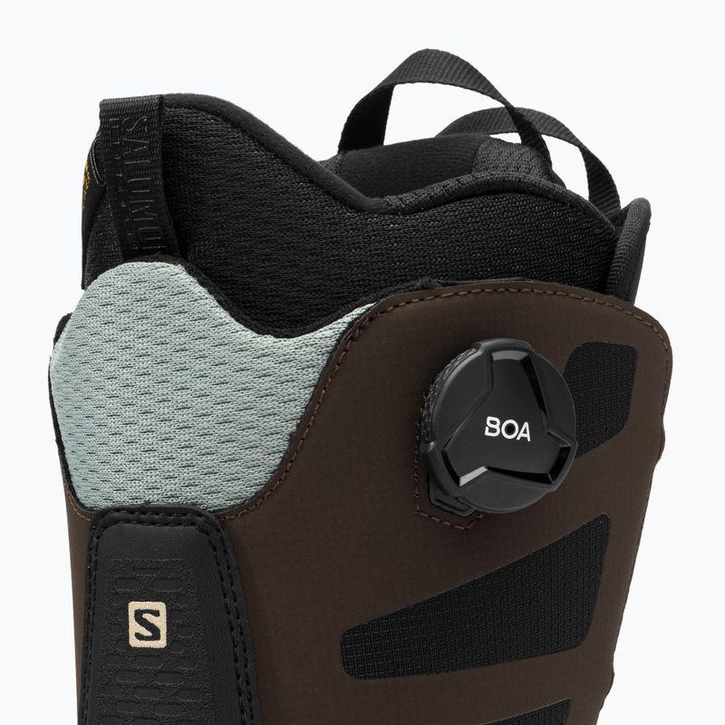 Черевики для сноуборду чоловічі Salomon Dialoge Dual Boa коричневі L41698900 9