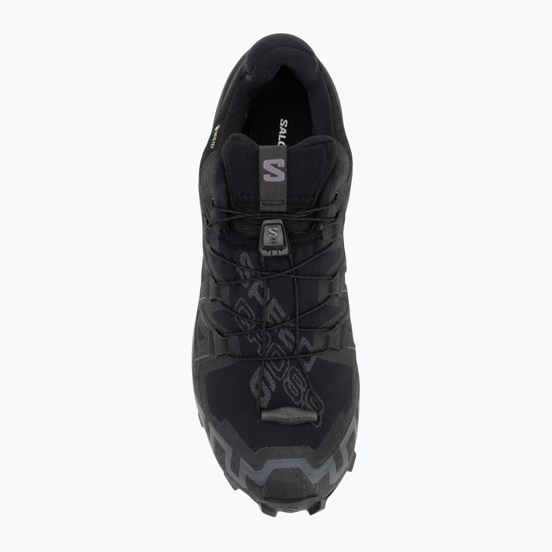 Жіночі бігові кросівки Salomon Speedcross 6 GTX чорний/чорний/фан 10