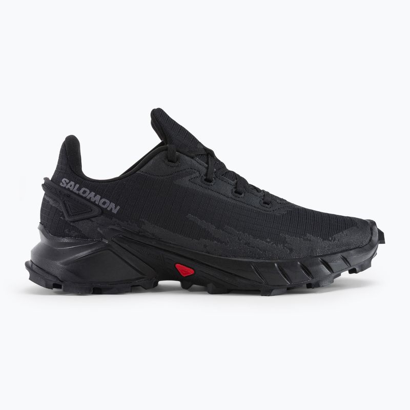 Кросівки для бігу жіночі Salomon Alphacross 4 black/black 2