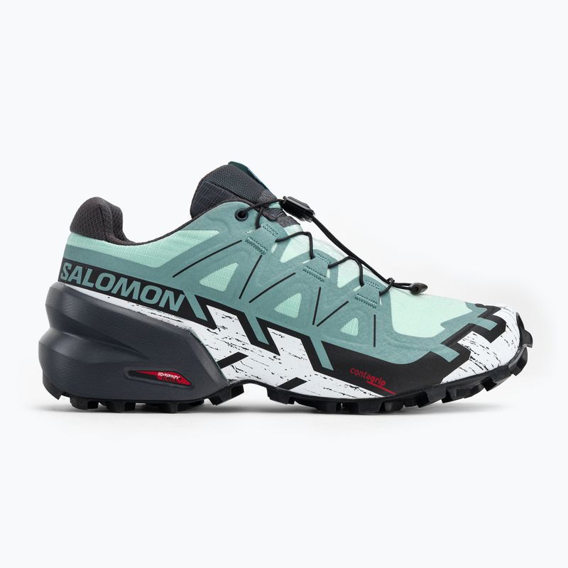 Кросівки для бігу жіночі Salomon Speedrcross 6 зелені L41743100 2