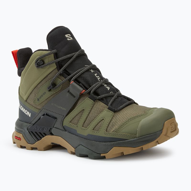 Чоловічі трекінгові черевики Salomon X Ultra 4 MID GTX глибокий лишайниковий зелений/торф/ламінарія