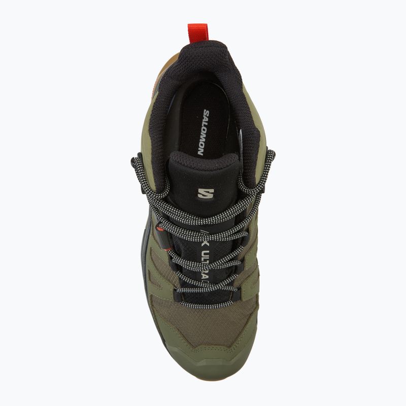 Чоловічі трекінгові черевики Salomon X Ultra 4 MID GTX глибокий лишайниковий зелений/торф/ламінарія 5