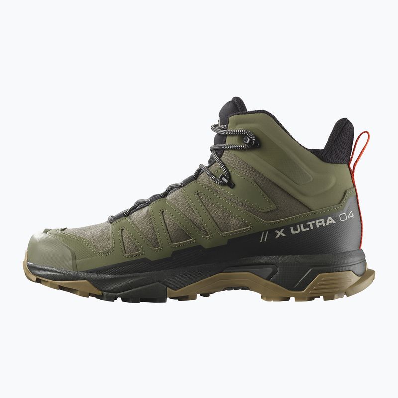 Чоловічі трекінгові черевики Salomon X Ultra 4 MID GTX глибокий лишайниковий зелений/торф/ламінарія 10