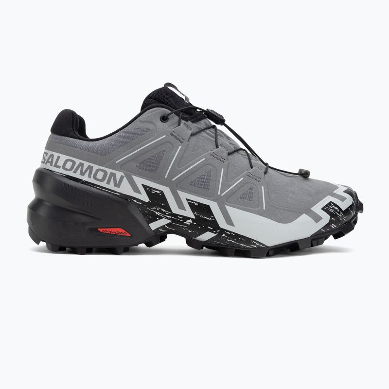 Кросівки для бігу чоловічі Salomon Speedcross 6 Wide quiet shade/black/pearl blue 2