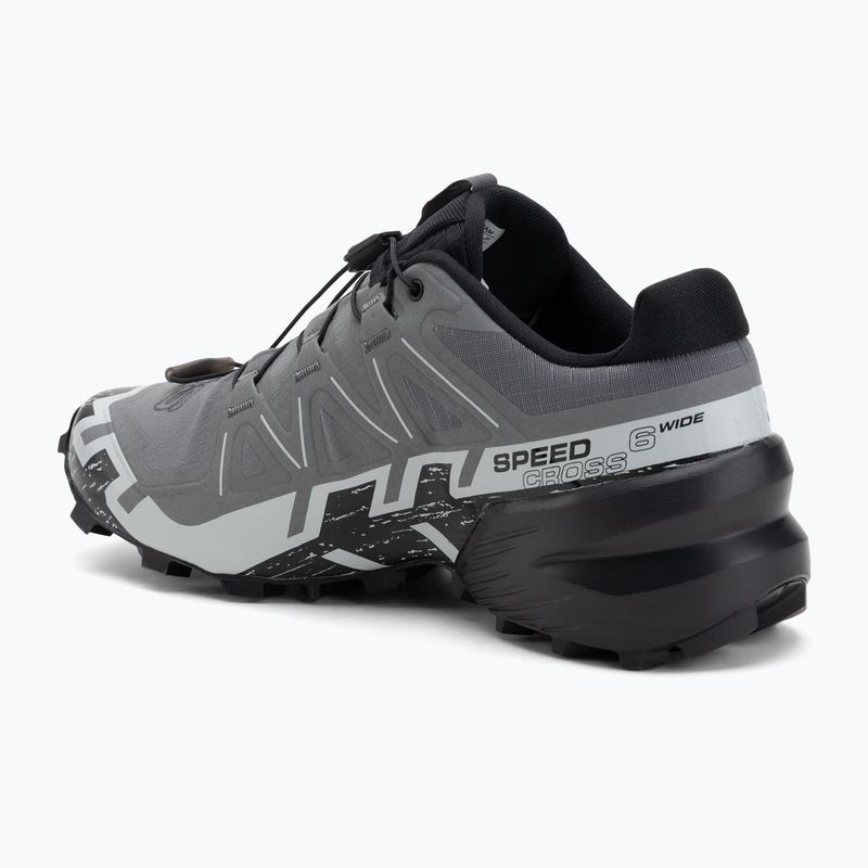 Кросівки для бігу чоловічі Salomon Speedcross 6 Wide quiet shade/black/pearl blue 3