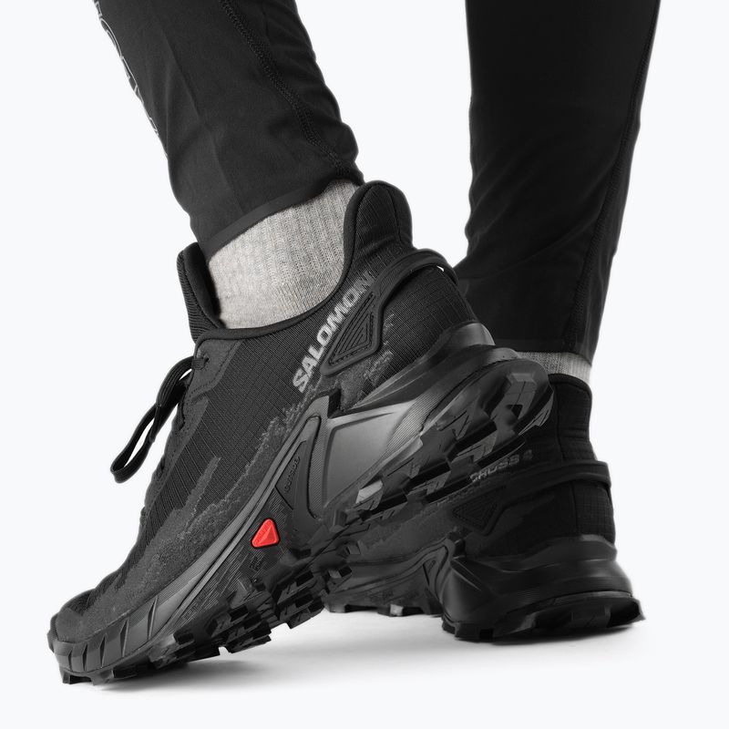 Кросівки для бігу чоловічі Salomon Alphacross 4 black/black 17