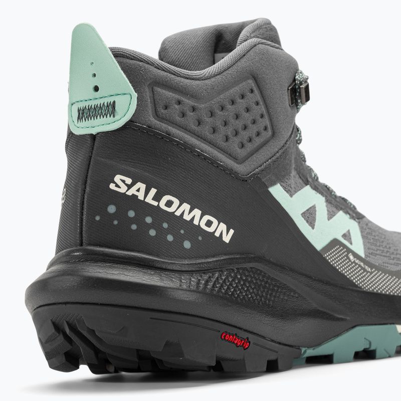 Взуття трекінгове жіноче Salomon Outpulse Mid GTX ebony/qush/ebony 9