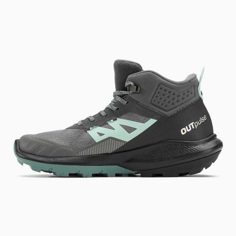 Взуття трекінгове жіноче Salomon Outpulse Mid GTX ebony/qush/ebony 10