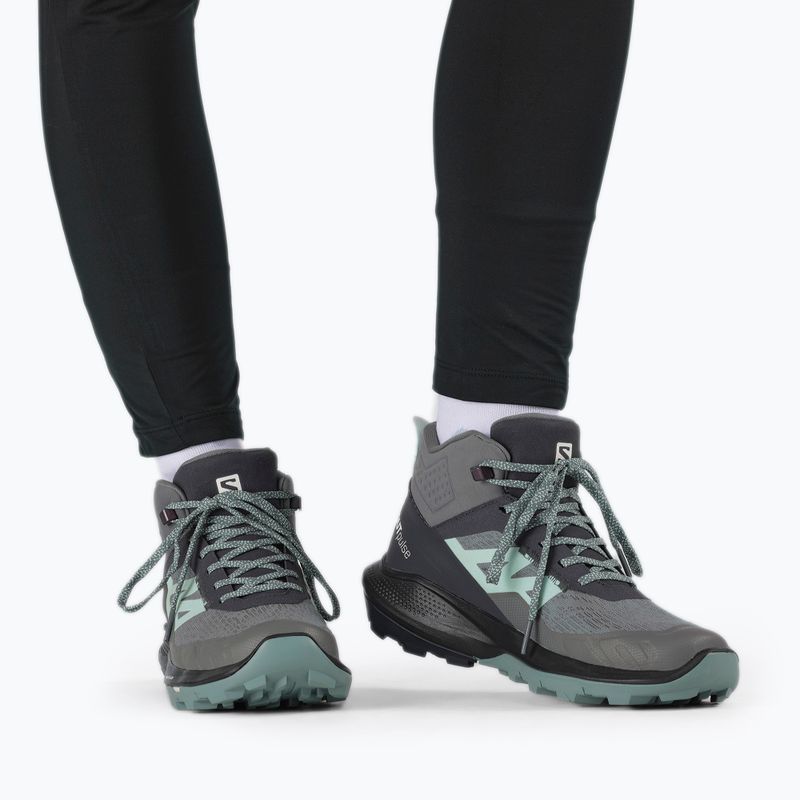 Взуття трекінгове жіноче Salomon Outpulse Mid GTX ebony/qush/ebony 16