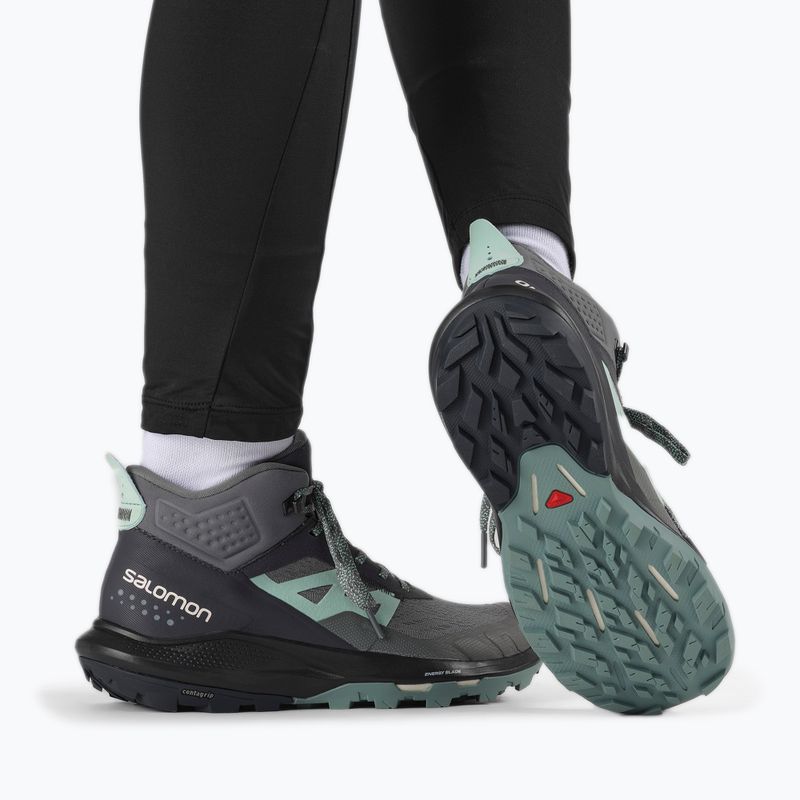Взуття трекінгове жіноче Salomon Outpulse Mid GTX ebony/qush/ebony 17