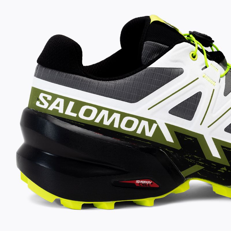 Кросівки для бігу чоловічі Salomon Speedrcross 6 чорно-білі L41738300 8