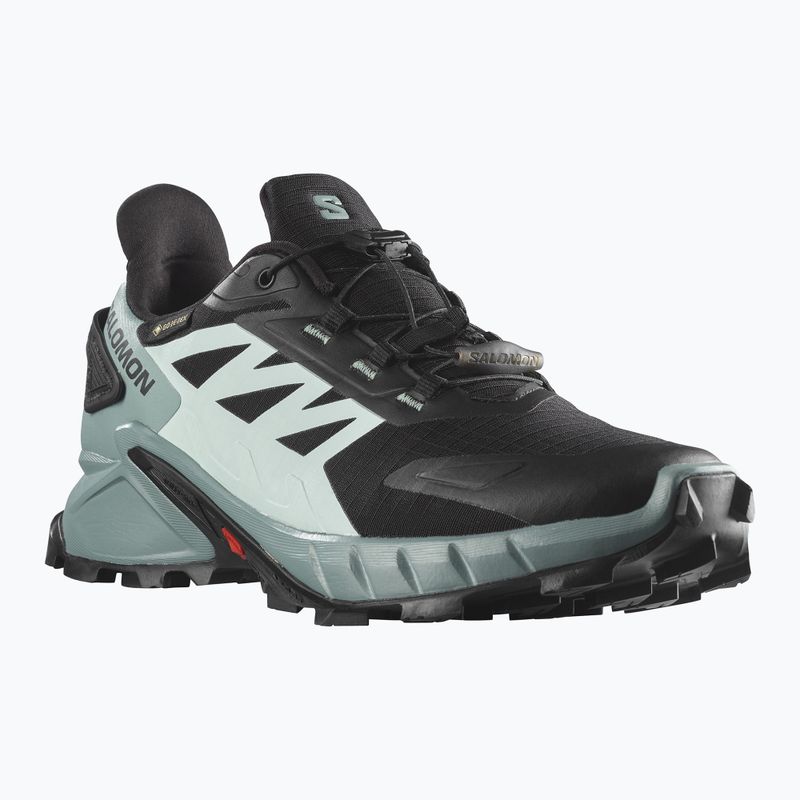 Кросівки для бігу жіночі Salomon Supercross 4 GTX чорно-блакитні L41735500 12