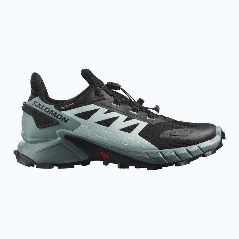 Кросівки для бігу жіночі Salomon Supercross 4 GTX чорно-блакитні L41735500 13