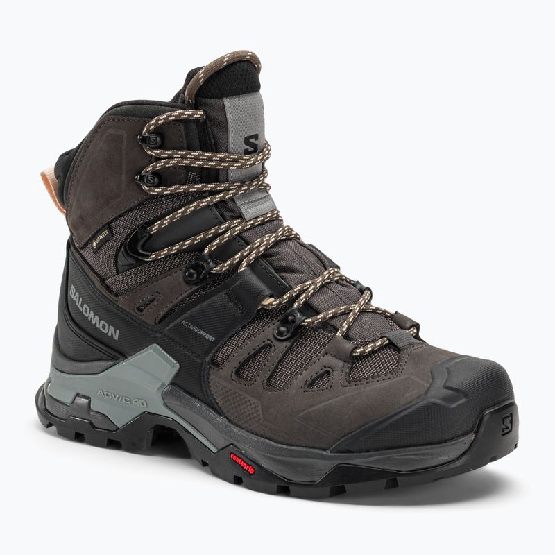 Взуття трекінгове жіноче Salomon Quest 4 GTX magnet/black/sun