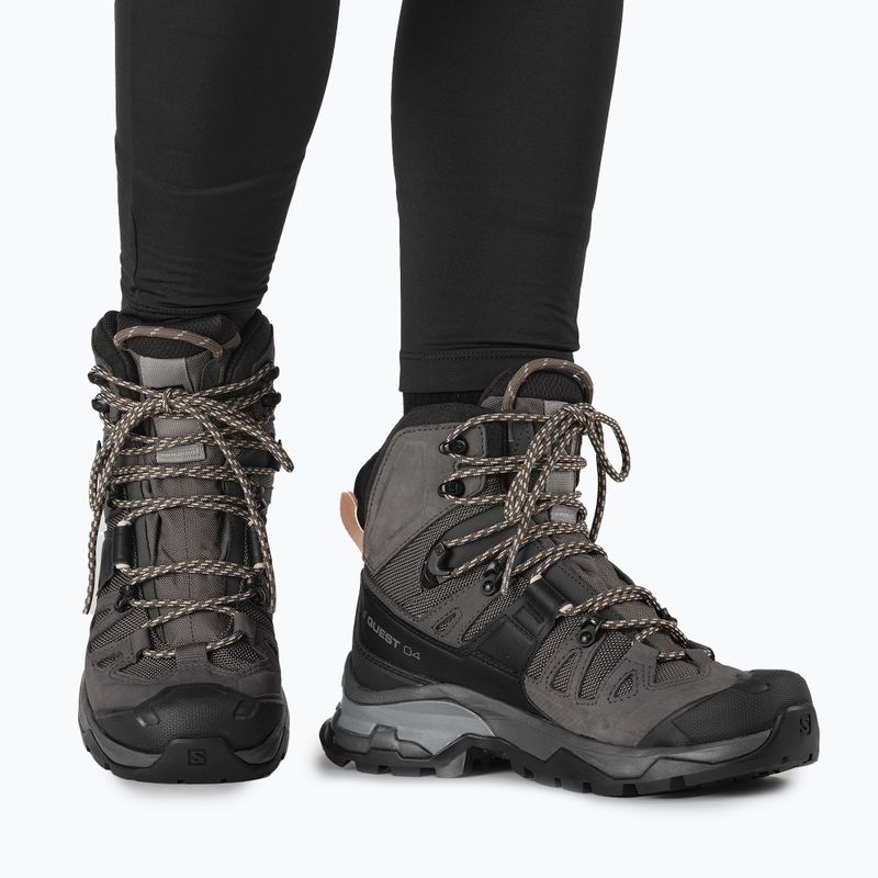 Взуття трекінгове жіноче Salomon Quest 4 GTX magnet/black/sun 15