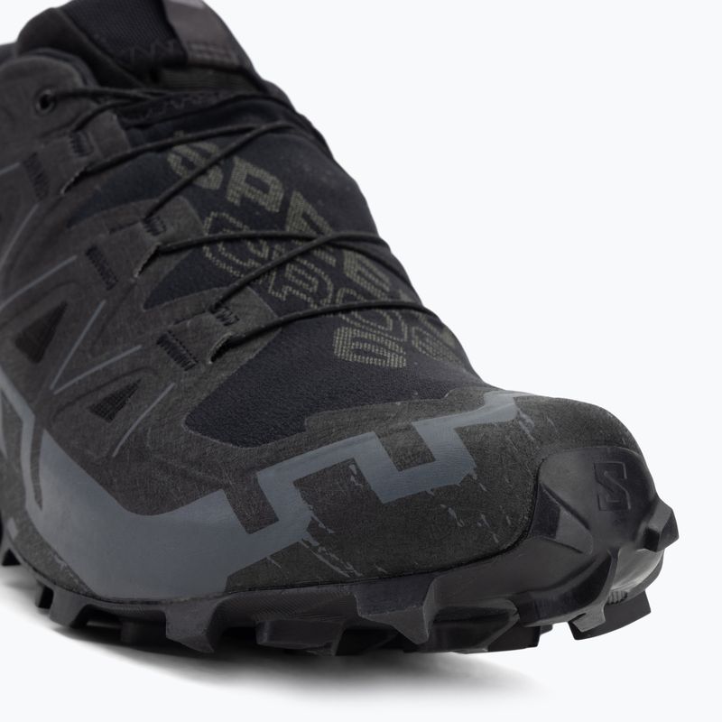 Кросівки для бігу чоловічі Salomon Speedcross 6 GTX black/black/phantom 8