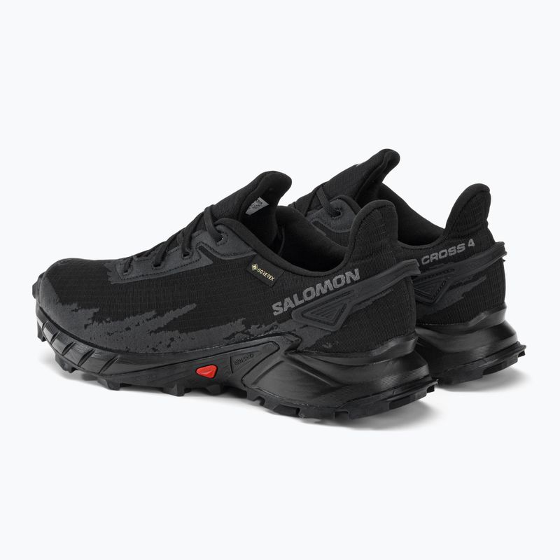 Кросівки для бігу чоловічі Salomon Alphacross 4 GTX black/black 3