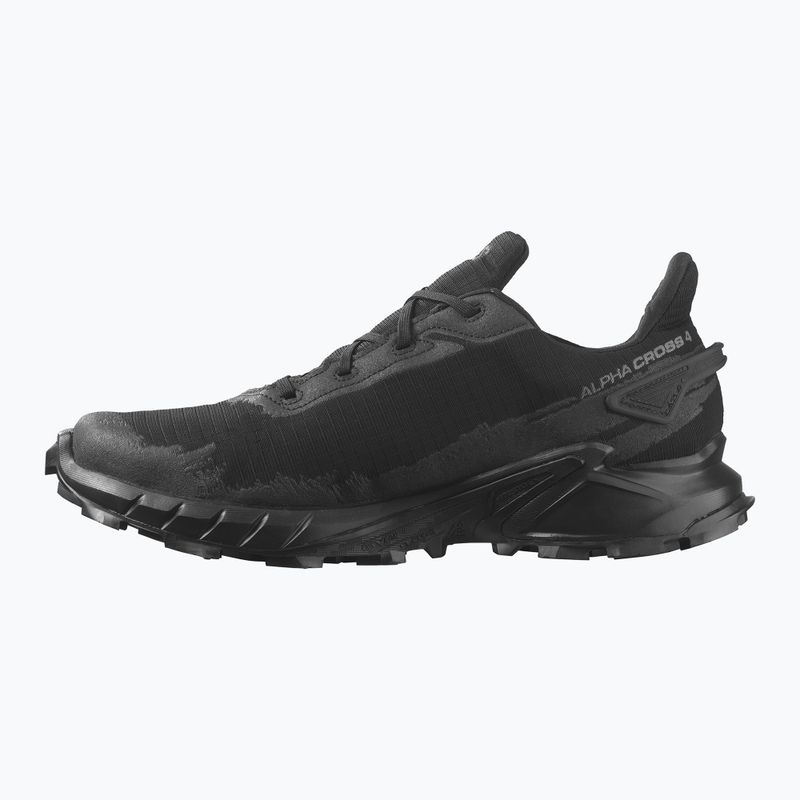 Кросівки для бігу чоловічі Salomon Alphacross 4 GTX black/black 13