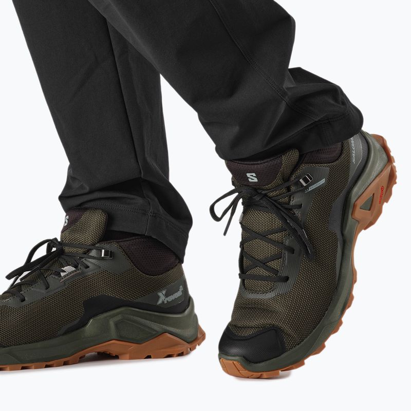 Черевики для трекінгу чоловічі Salomon X Reveal Chukka CSWP 2 зелені L41763000 15