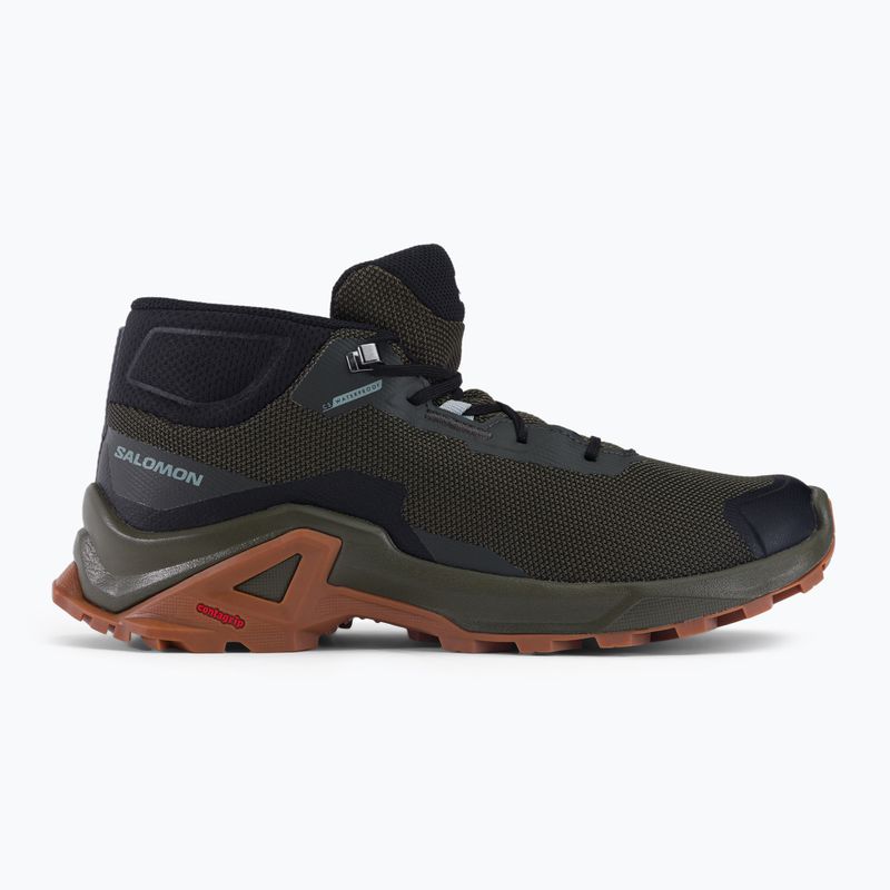 Черевики для трекінгу чоловічі Salomon X Reveal Chukka CSWP 2 зелені L41763000 2