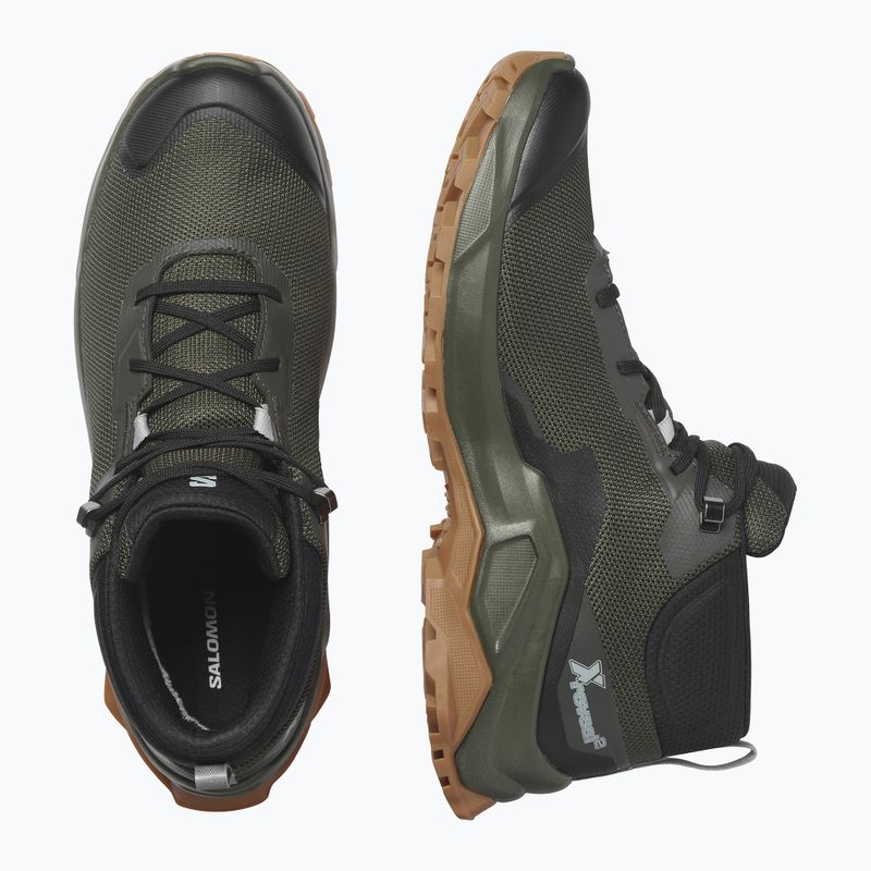 Черевики для трекінгу чоловічі Salomon X Reveal Chukka CSWP 2 зелені L41763000 13