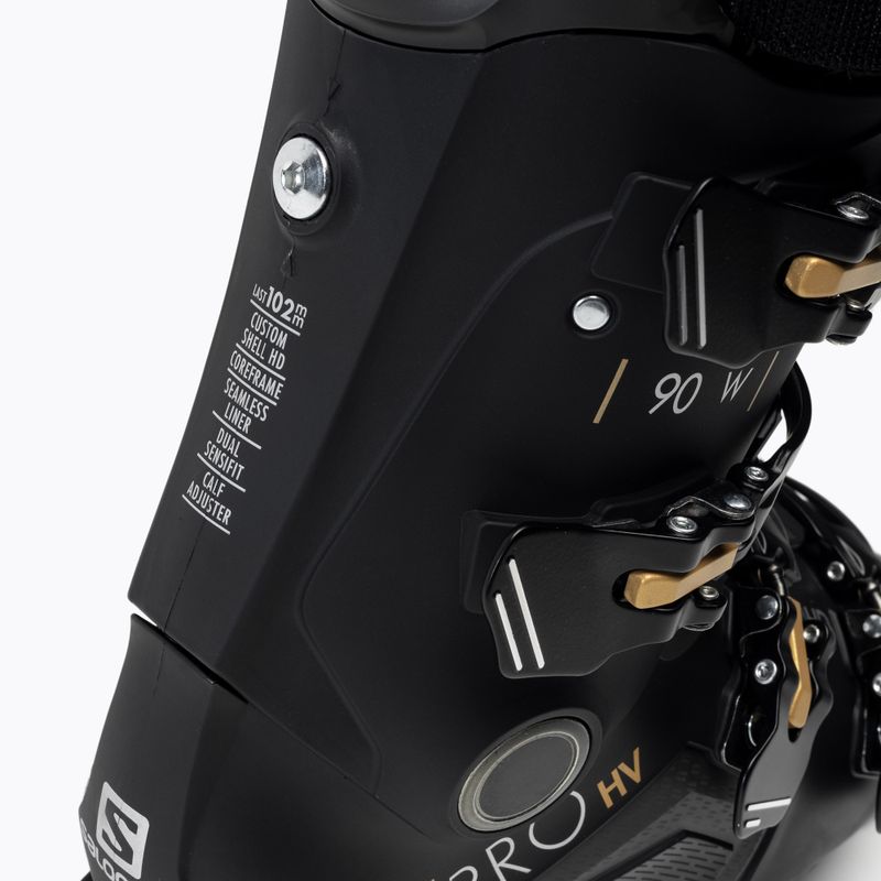Черевики лижні жіночі Salomon S Pro HV 90 W GW чорні L47102500 8