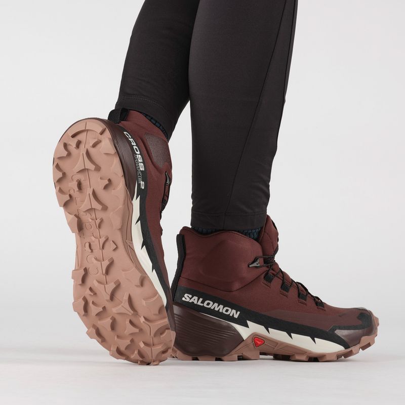 Черевики трекінгові жіночі Salomon Cross Hike MID GTX 2 bitter chocolate/ mocha mousse 11