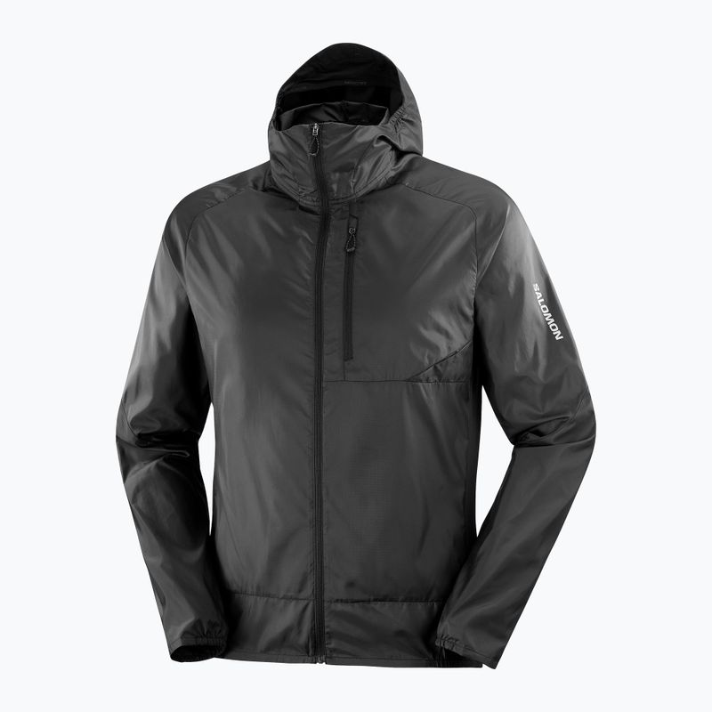 Куртка для бігу чоловіча Salomon Cross Wind deep black 4