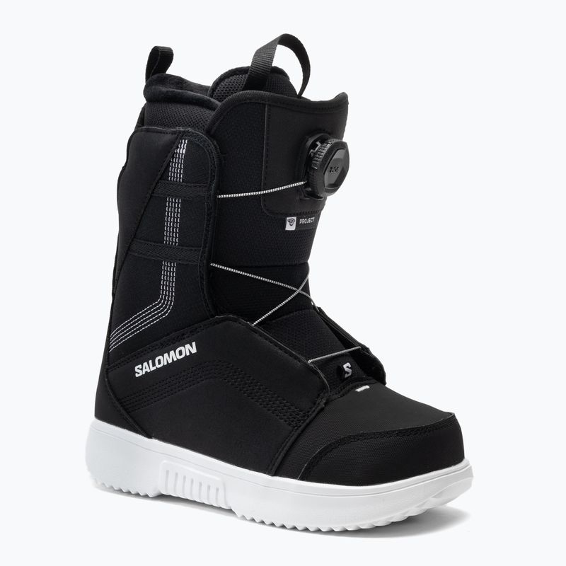 Черевики для сноуборду дитячі Salomon Project Boa чорні L41681700