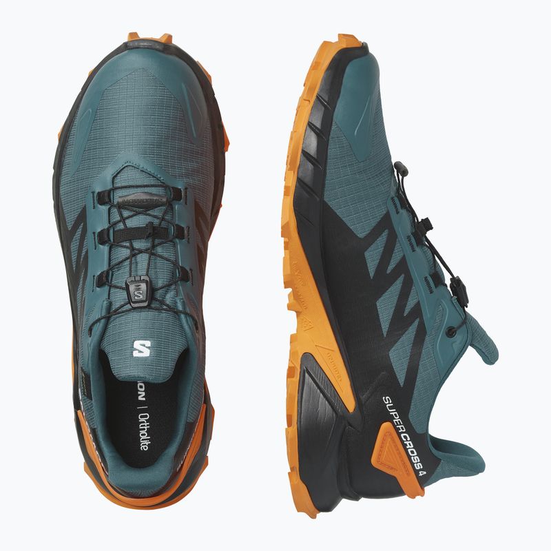 Чоловічі кросівки Salomon Supercross 4 GTX stargazer/black/turmeric 10