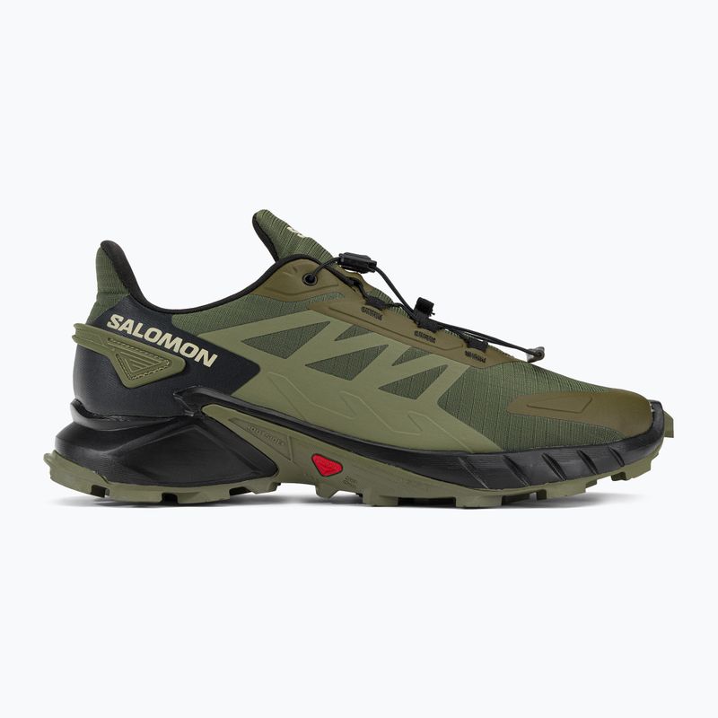 Кросівки для бігу чоловічі Salomon Supercross 4 зелені L47205100 2