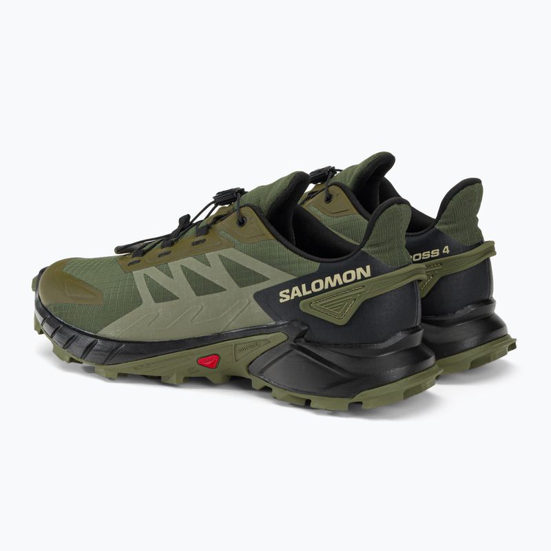 Кросівки для бігу чоловічі Salomon Supercross 4 зелені L47205100 5