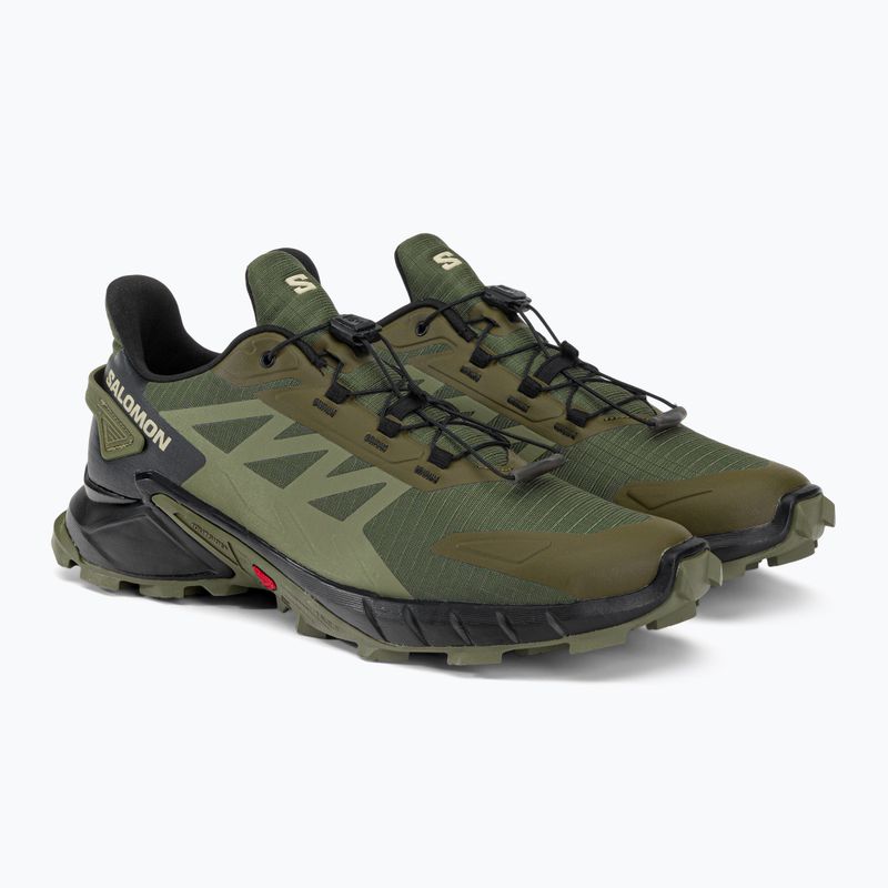 Кросівки для бігу чоловічі Salomon Supercross 4 зелені L47205100 6