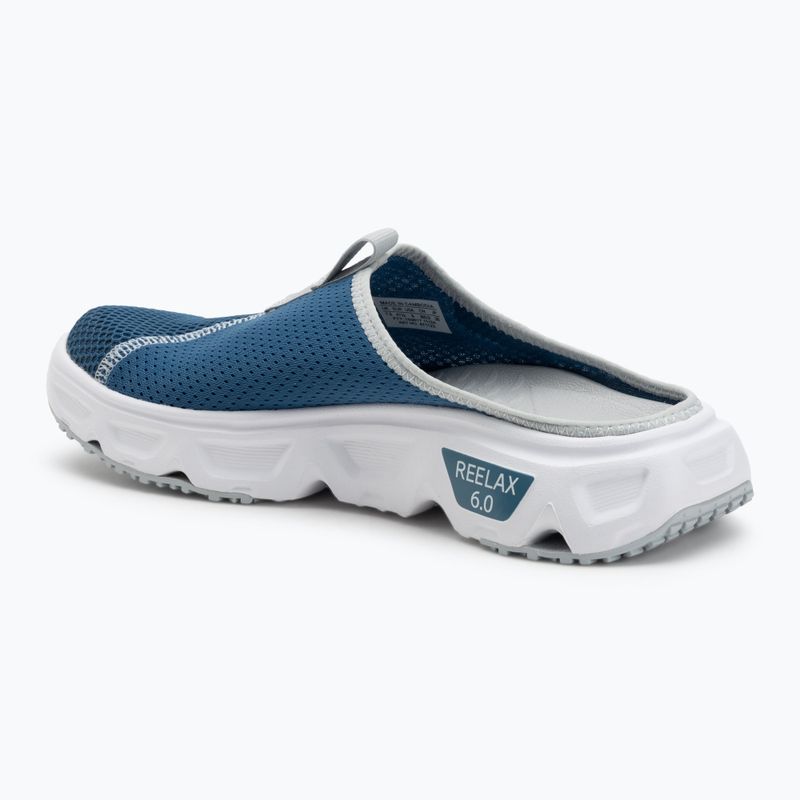 Шльопанці чоловічі Salomon Reelax Slide 6.0 blue ashes/white/pearl 3