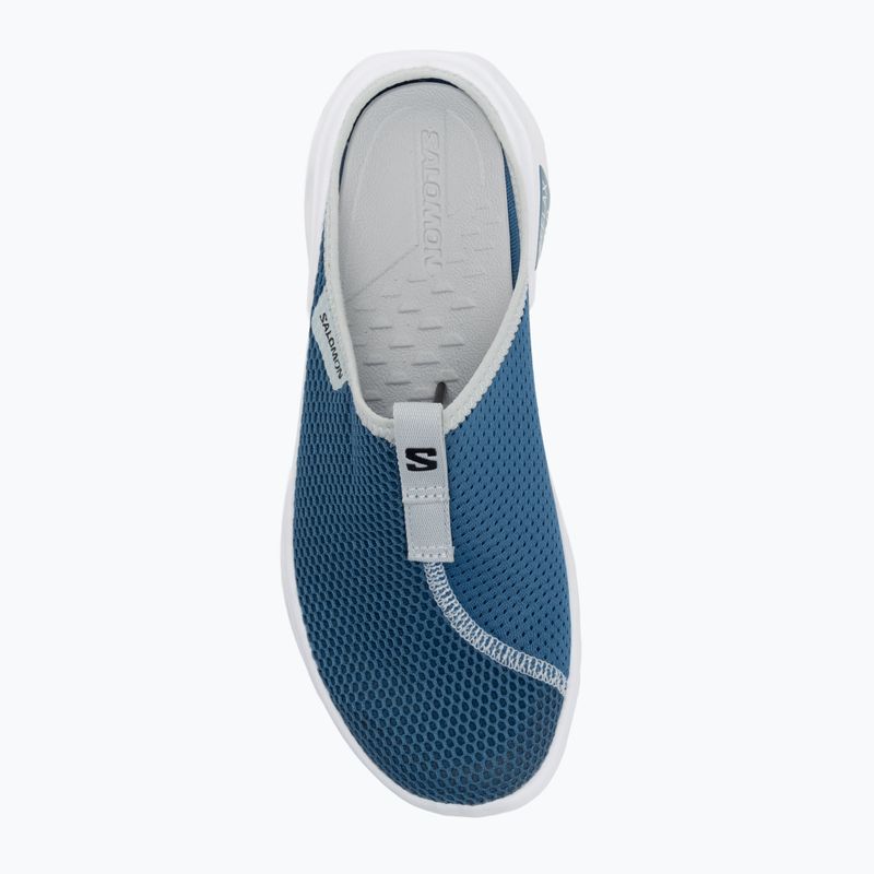 Шльопанці чоловічі Salomon Reelax Slide 6.0 blue ashes/white/pearl 5