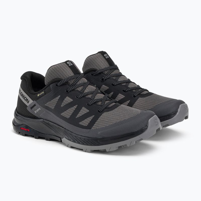 Взуття трекінгове жіноче Salomon Outrise GTX чорне L47142600 4