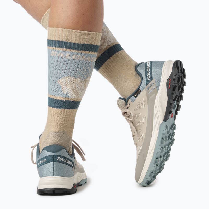 Взуття трекінгове жіноче Salomon Outrise GTX бежеве L47142700 18