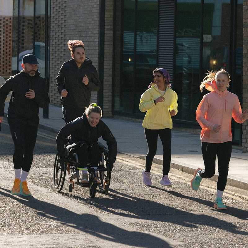 Кросівки для бігу чоловічі Salomon Aero Glide blue ashes/dark sapphire/sunny lime 17