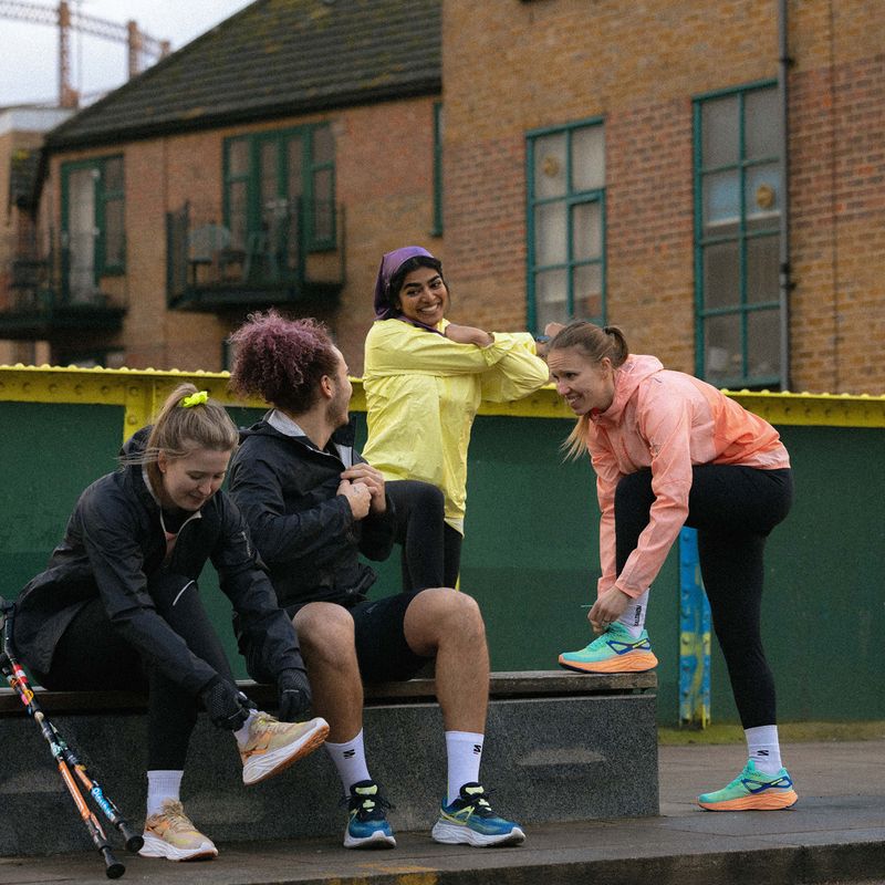 Кросівки для бігу чоловічі Salomon Aero Glide blue ashes/dark sapphire/sunny lime 18