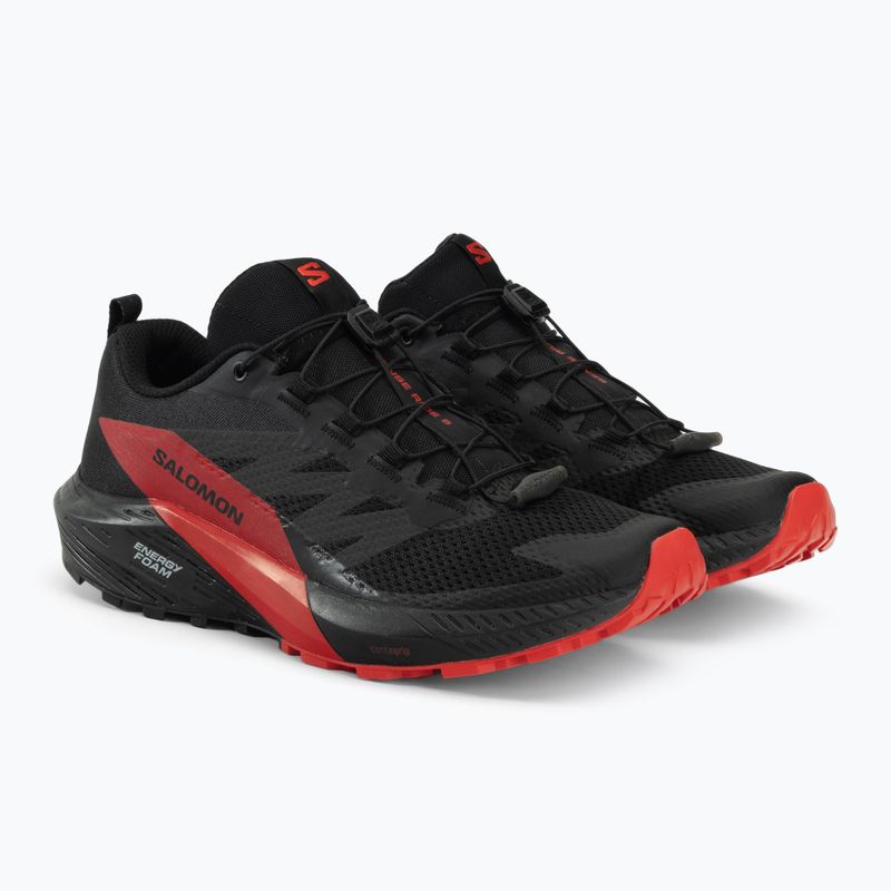 Кросівки для бігу чоловічі Salomon Sense Ride 5 чорні L47214300 5