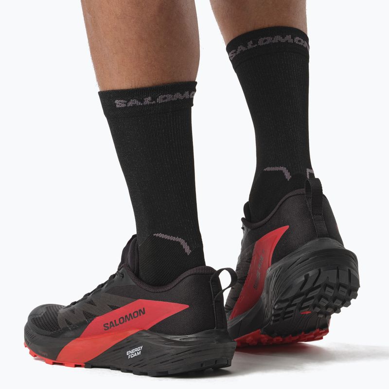 Кросівки для бігу чоловічі Salomon Sense Ride 5 чорні L47214300 13