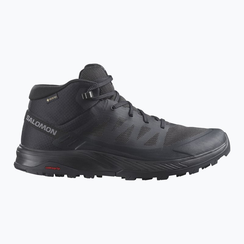 Взуття трекінгове чоловіче Salomon Outrise Mid GTX чорне L47143500 12