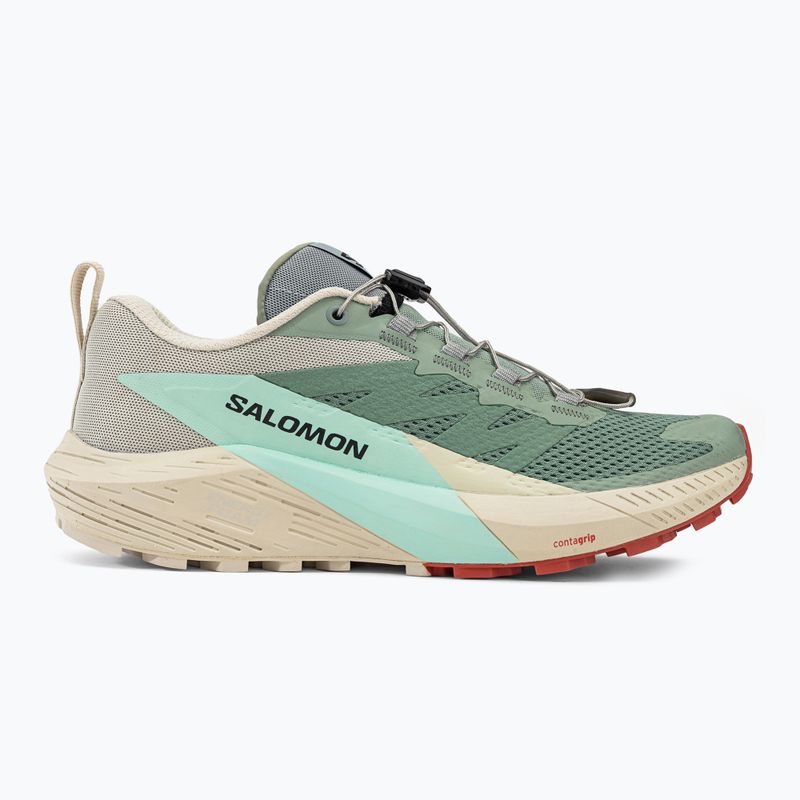 Кросівки для бігу жіночі Salomon Sense Ride 5 Lily Pad/Rainy Day/Bleached Aqua L47212300 2