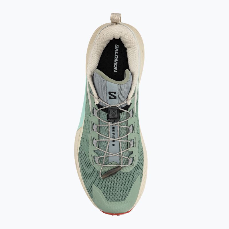 Кросівки для бігу жіночі Salomon Sense Ride 5 Lily Pad/Rainy Day/Bleached Aqua L47212300 8