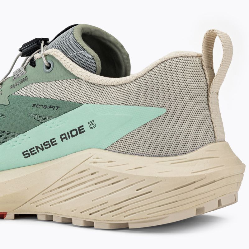 Кросівки для бігу жіночі Salomon Sense Ride 5 Lily Pad/Rainy Day/Bleached Aqua L47212300 12