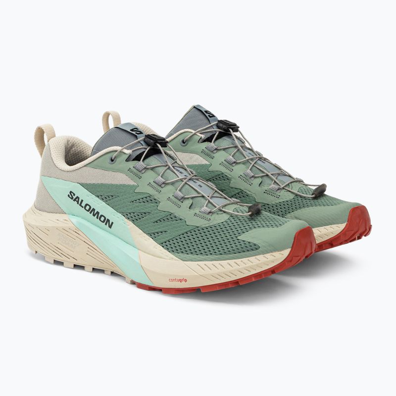 Кросівки для бігу чоловічі Salomon Sense Ride 5 Lily Pad/Rainy Day/Bleached Aqua L47211700 5