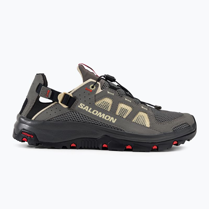 Чоловічі туристичні черевики Salomon Techamphibian 5 pewter/moth/fiery red 2