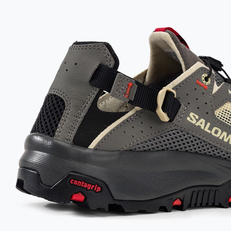 Чоловічі туристичні черевики Salomon Techamphibian 5 pewter/moth/fiery red 10